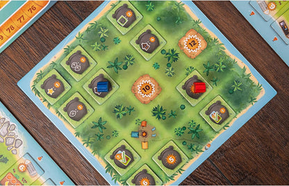 Capstone Games: Juicy Fruits: Mystic Island - Expansion, Strategy Board Game, 3 New Modules, Bonus Tiles, New Tokens, Ages 10+, 1-4 Players, 30 Min