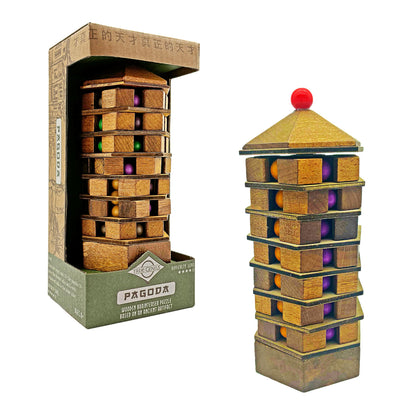 Project Genius TG311 Chineses Pagoda Puzzle, Multicolor, One Size