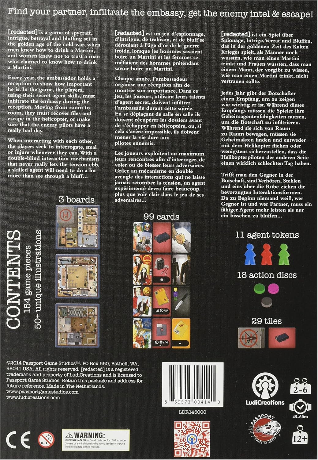 REDACTED: The Game of Spycraft intrigue, bluffing and betrayal