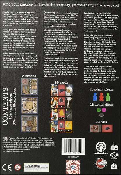 REDACTED: The Game of Spycraft intrigue, bluffing and betrayal