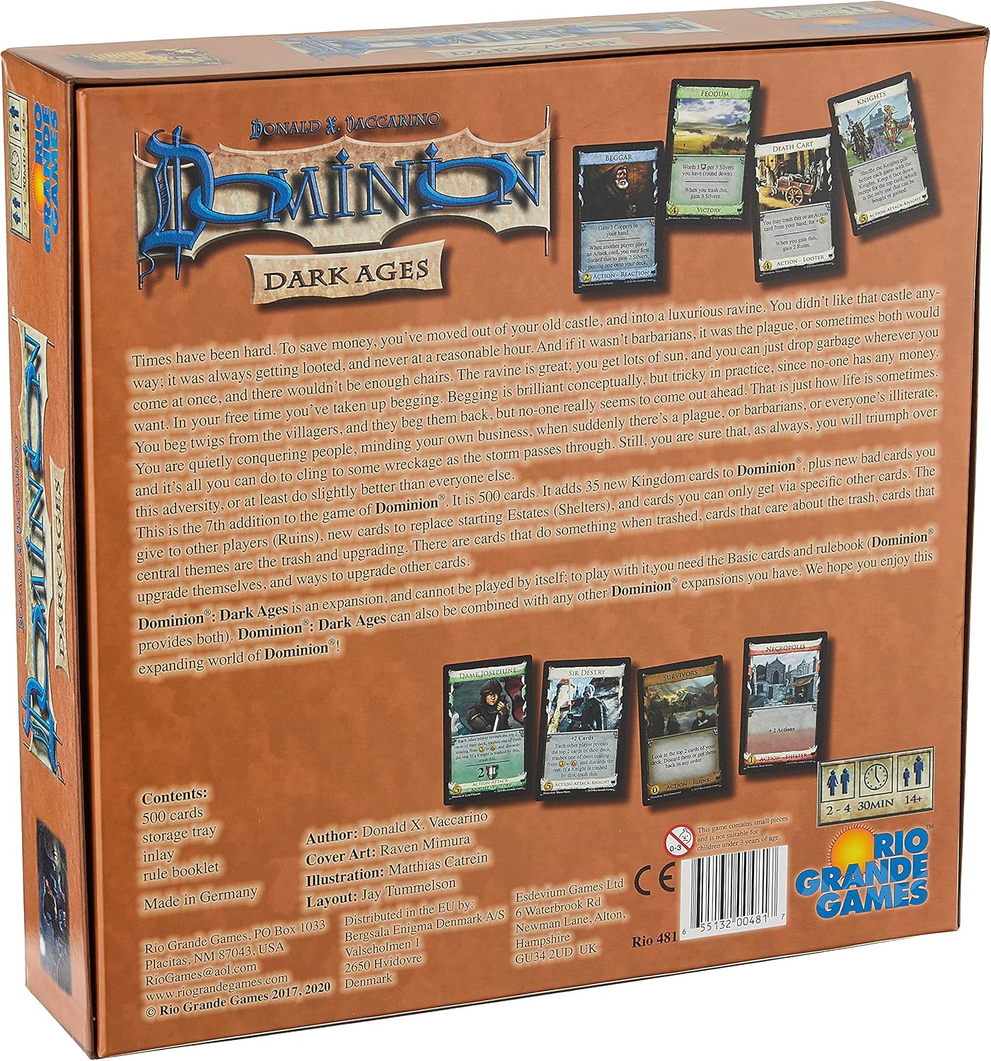 Rio Grande Games Dominion Dark Ages