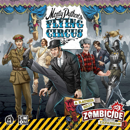 CMON | Zombicide 2nd Edition: Monty Python's Flying Circus Character Pack | Board Game | Ages 14+ | 1-6 Players | 60 Minutes Playing Time