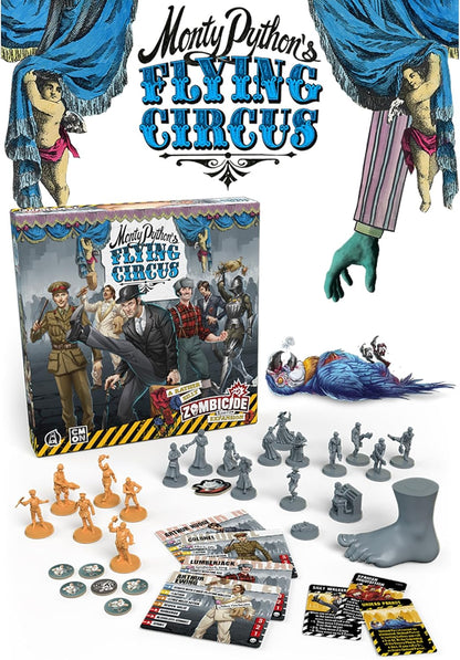 CMON | Zombicide 2nd Edition: Monty Python's Flying Circus Character Pack | Board Game | Ages 14+ | 1-6 Players | 60 Minutes Playing Time