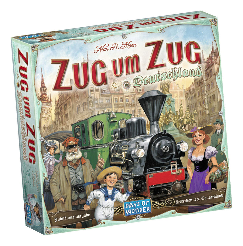 Asmodee 851761 "Ticket to Ride Germany" Game b. Germany 1. Grundspiel