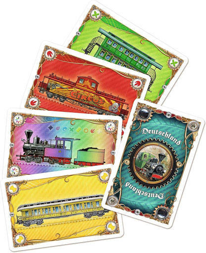 Asmodee 851761 "Ticket to Ride Germany" Game b. Germany 1. Grundspiel