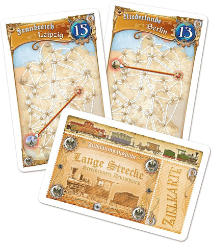 Asmodee 851761 "Ticket to Ride Germany" Game b. Germany 1. Grundspiel