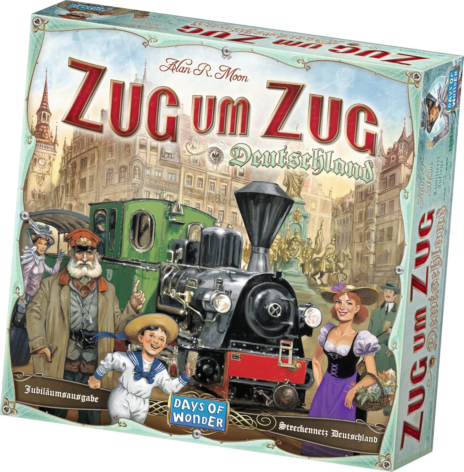 Asmodee 851761 "Ticket to Ride Germany" Game b. Germany 1. Grundspiel