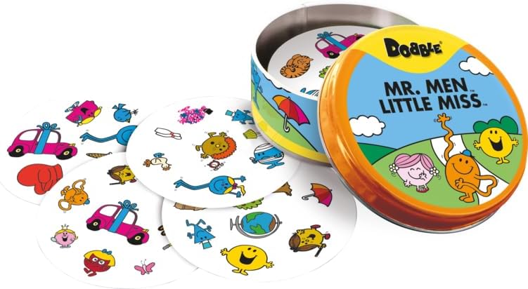 Asmodee Dobble Mr Men and Little Miss Mr Men and Little Miss Dobble Themes
