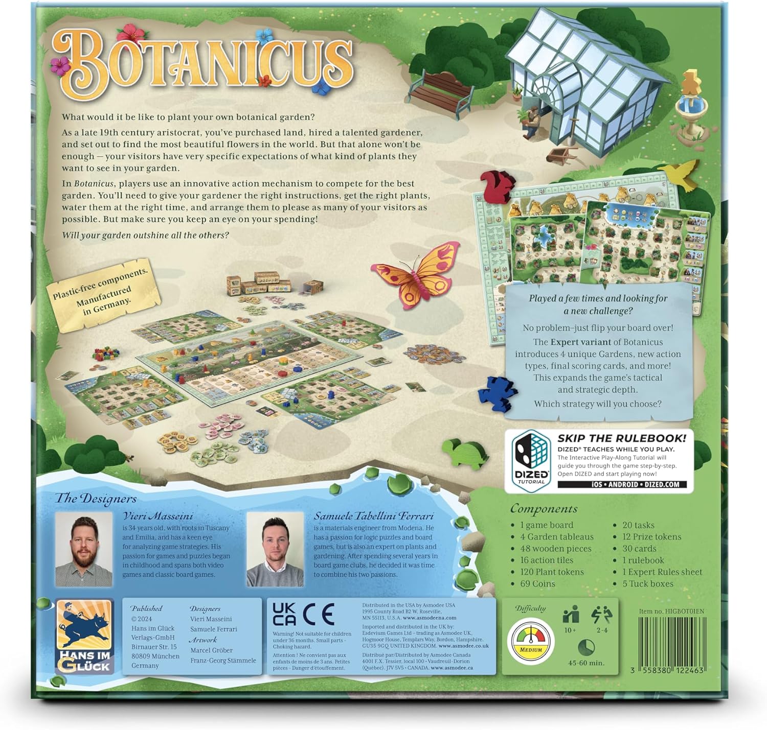 Hans im Gluck | Botanicus | Board Game | Ages 10+ | 2-4 Players | 45-60 Minutes Playing Time