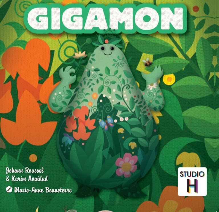Gigamon Tile Laying Board Game - 2 to 4 Players - Ages 5 upwards
