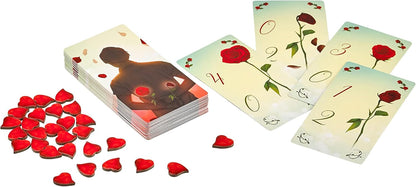 Blue Orange Valentines Day Card Game