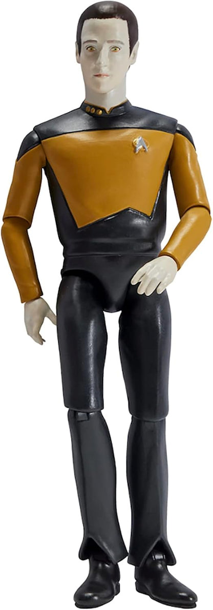 BANDAI Star Trek Figure Lieutenant Commander Data | 5'' Data Star Trek The Next Generation Action Figure | Star Trek TNG Toy Articulated Figure | Star Trek Gifts And Star Trek Merchandise