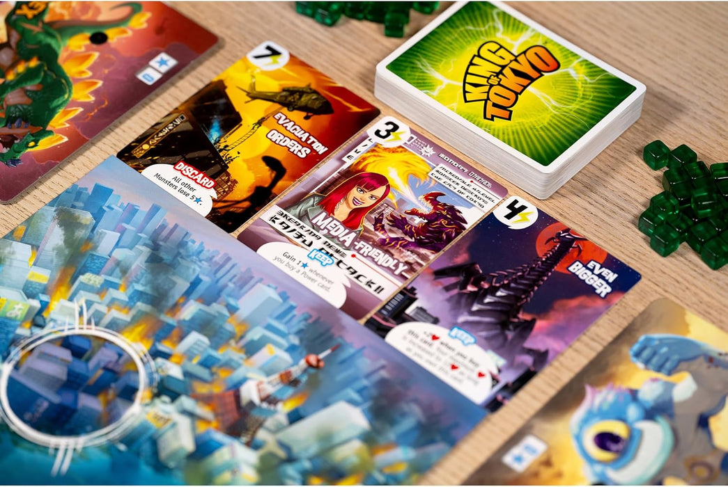 Iello | King of Tokyo: Origins | Board Game | Ages 8+ | 2-4 Players | 30+ Minutes Playing Time