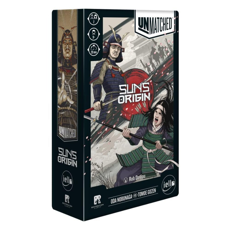 IELLO | Unmatched: Sun's Origin | Board Game | Ages 9+ | 2 Players | 20+ Minutes Playing Time