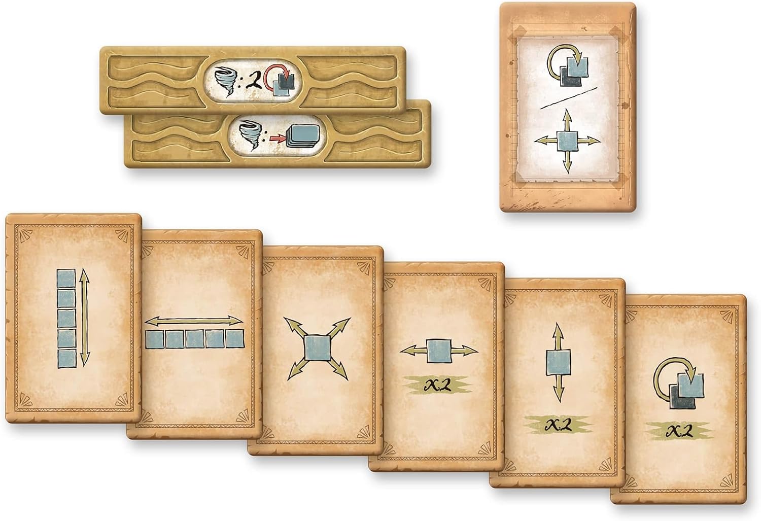 Sfynx Board Game - Solve 9 Riddles to Unlock The Sunken City's Secrets! Cooperative Civilization Strategy Game, Family Game for Kids & Adults, Ages 8+, 1-4 Players, 30 Min Playtime