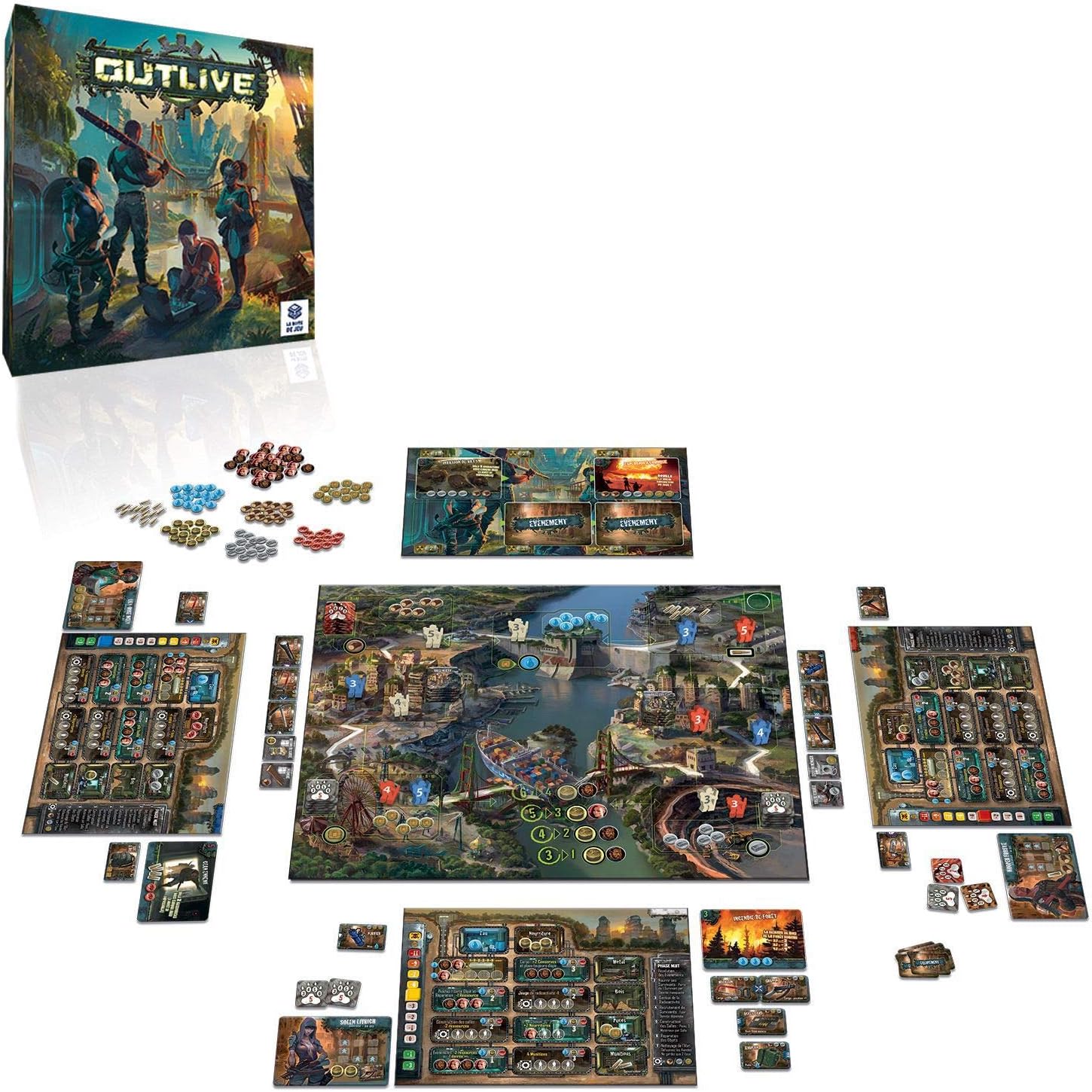 Brotherwise Games BREOUT01 Outlive, Multicoloured