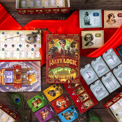 Scorpion Masqué Kronologic Paris 1920 | Strategy Game for Teens and Adults | Murder Mystery Game | Ages 10+ | 1 to 4 Players | 30 Minutes