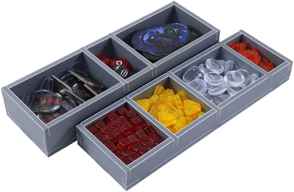 Folded Space Board Game Box Inserts Nemesis Organizational Evacore Inserts, FS-NMS