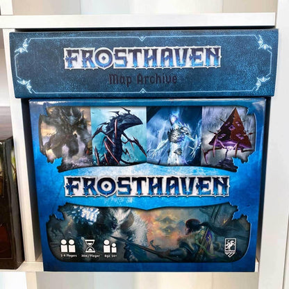 Folded Space Frosthaven Map Archive - Storage for Frosthaven Card Parts