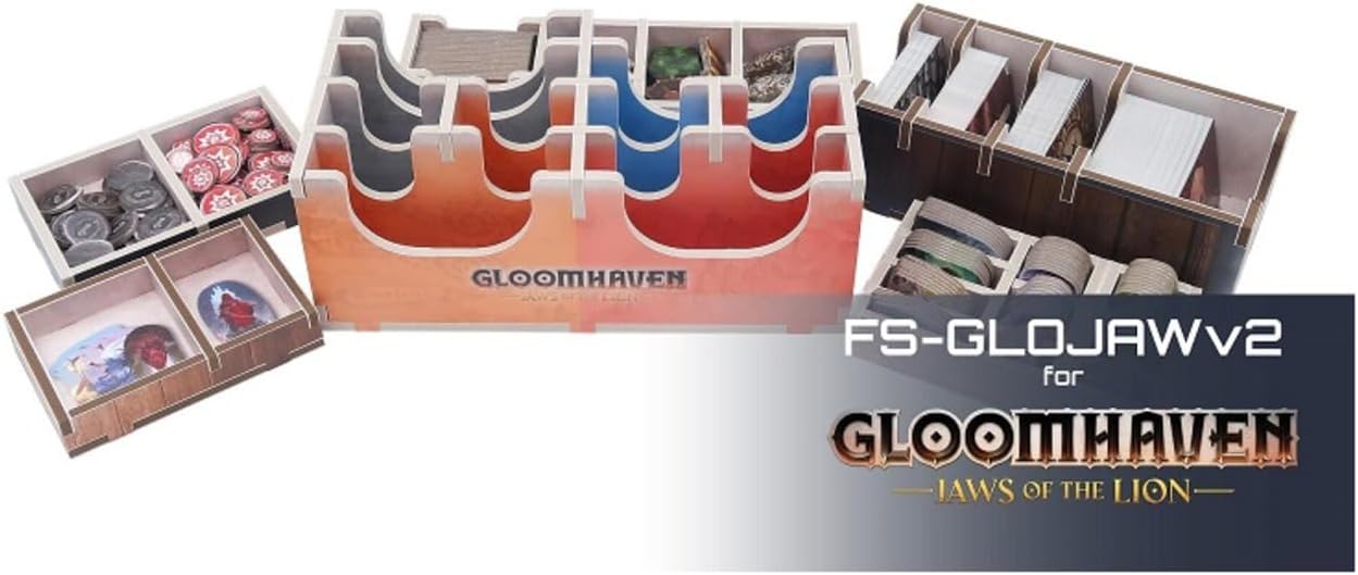 Folded Space Insert for Gloomhaven - Jaws of The Lion (Color Insert