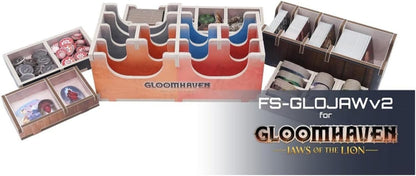 Folded Space Insert for Gloomhaven - Jaws of The Lion (Color Insert