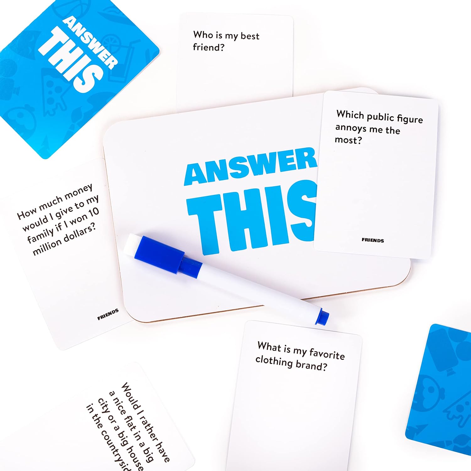 Answer This - English - How Well Do You Know Your Friends? - Fun Party Card Game for Teens & Adults - Great Conversation Starter for Family Night (Friends