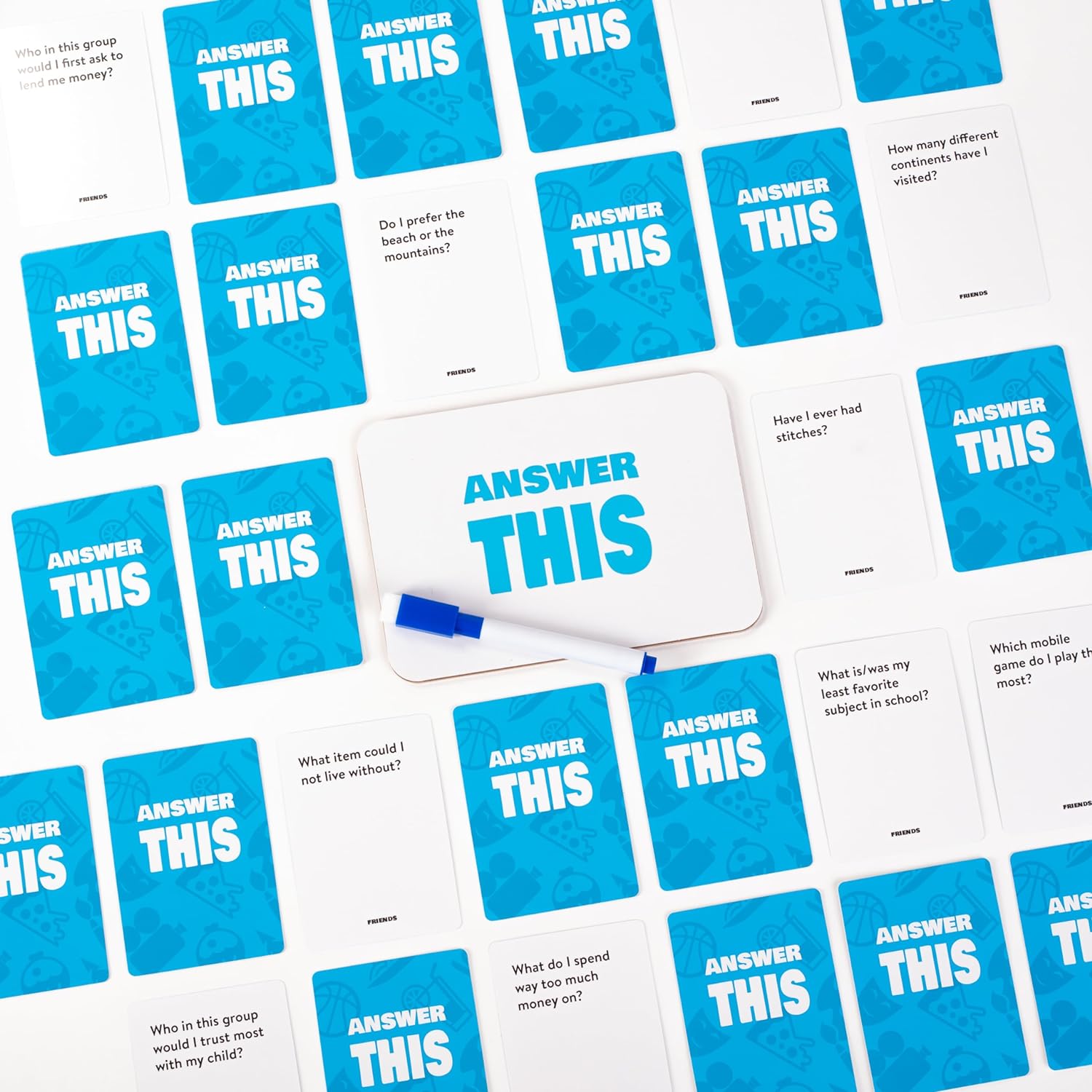 Answer This - English - How Well Do You Know Your Friends? - Fun Party Card Game for Teens & Adults - Great Conversation Starter for Family Night (Friends