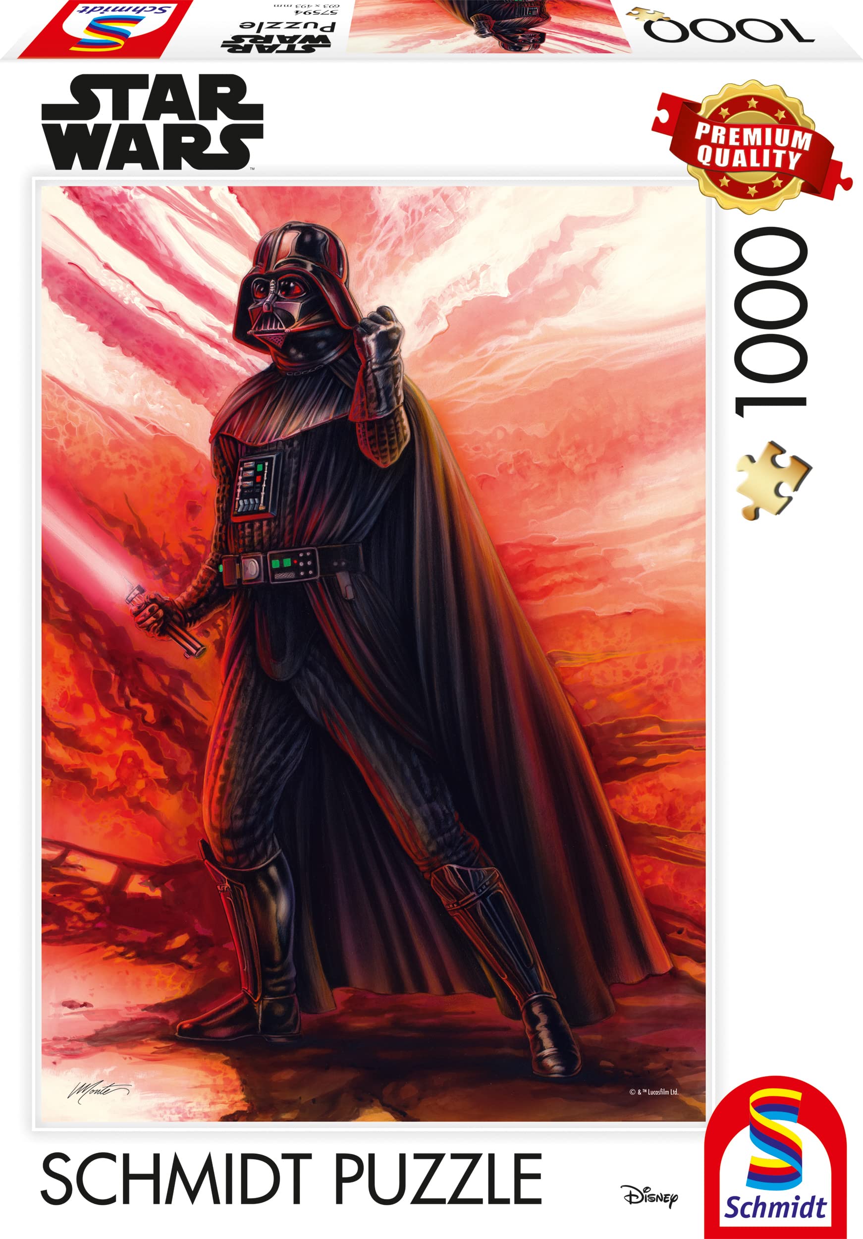 Schmidt CSG57594 Star Wars Puzzle, Cartoon, Multicoloured, One Size