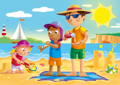 Ravensburger What's The Weather? My First Jigsaw Puzzles for Kids 2 Years Up (2, 3, 4 & 5 Pieces) & Travel Far, My First Jigsaw Puzzles (2, 3, 4 & 5 Piece) Educational Toys