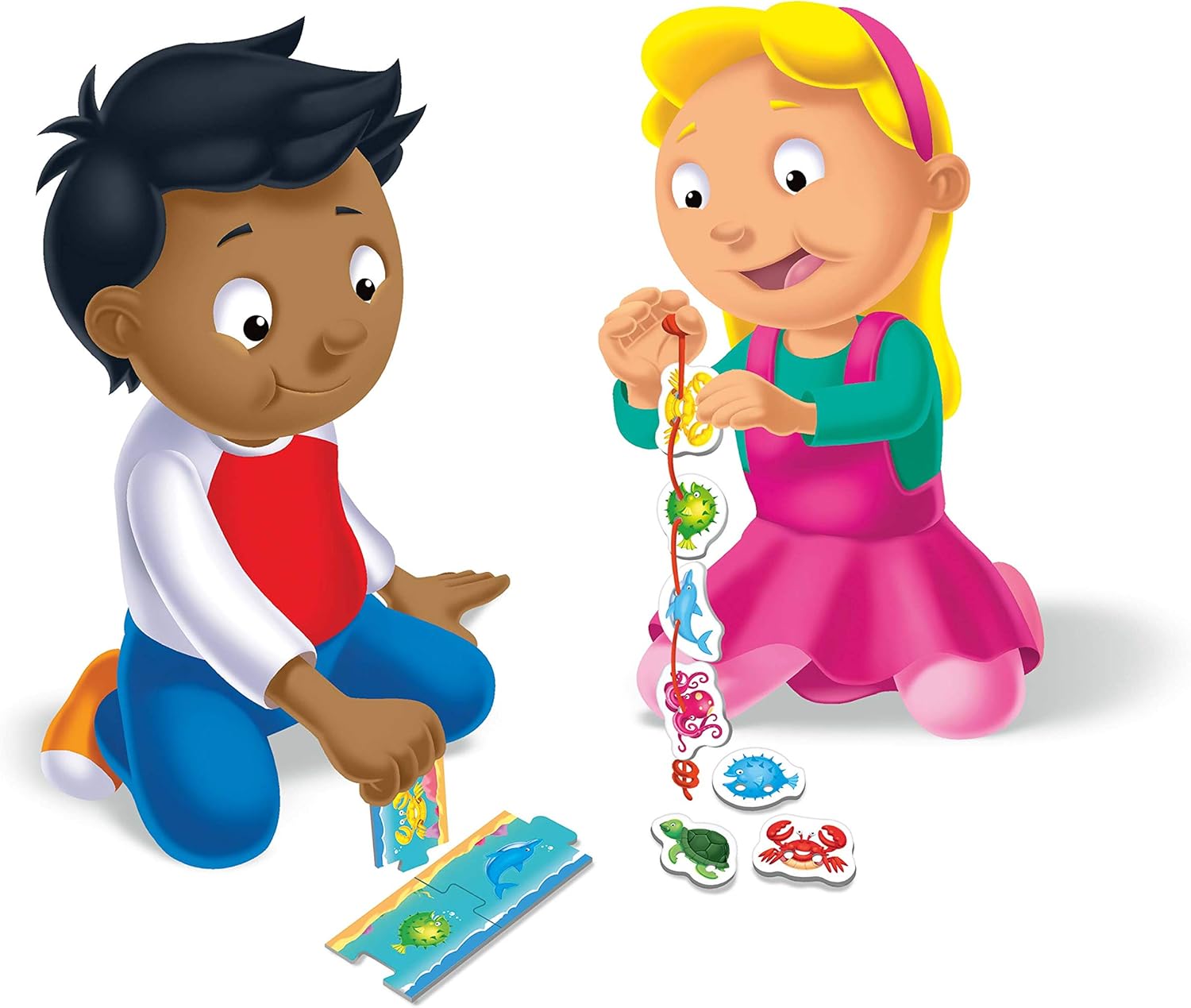 Ravensburger Ready, Steady, Thread Game - Educational Toys For 3 Year Olds and Up - Early Child Development Activity