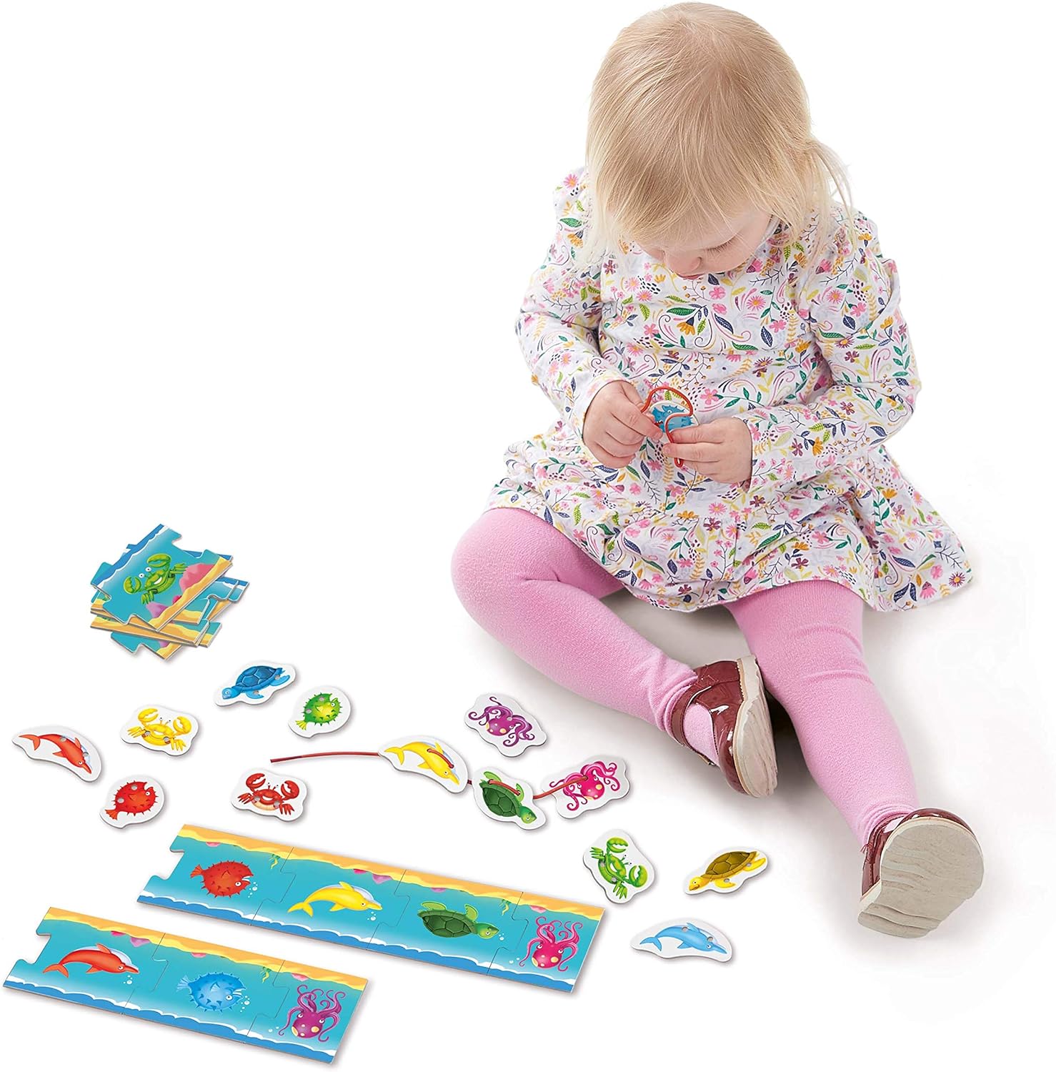 Ravensburger Ready, Steady, Thread Game - Educational Toys For 3 Year Olds and Up - Early Child Development Activity