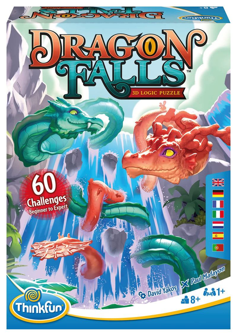 ThinkFun Dragon Falls Logic Brain Challenge Games and STEM Toys for Kids Age 8 Years Up