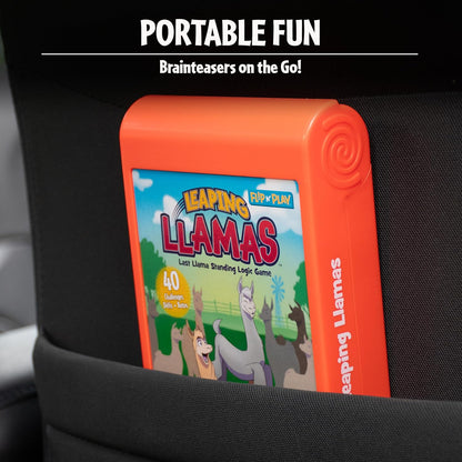 ThinkFun Leaping Llamas Flip N' Play Fun Quick Challenge Game for Adults and Kids Age 8 Years Up - New 2024