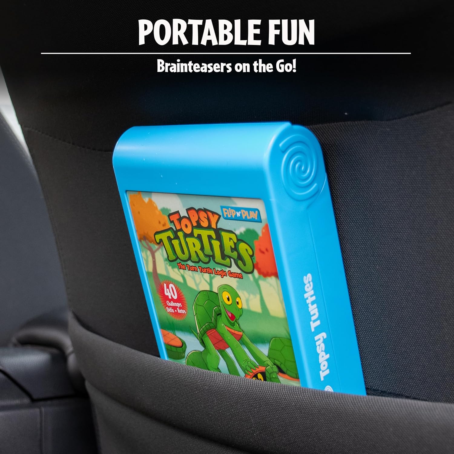 ThinkFun Topsy Turtles Flip N' Play Fun Quick Challenge Game for Adults and Kids Age 8 Years Up - New 2024