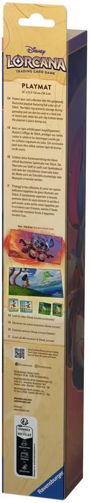 Ravensburger- Disney Lorcana Trading Card Game: Set 3 - Alfombra de Juego con diseño B, Color Negro (11098304
