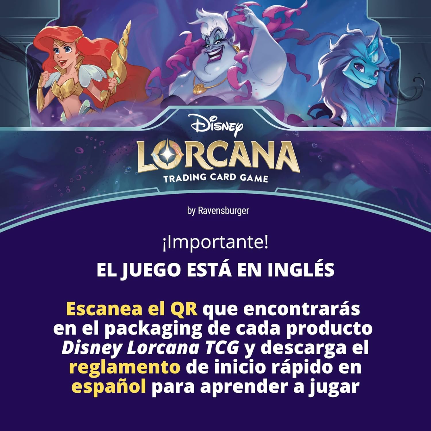 Ravensburger Disney Lorcana Trading Card Game for Adults and Kids Age 8 Years Up - Starter Deck A - Set 5: Shimmering Skies - Collectable TCG