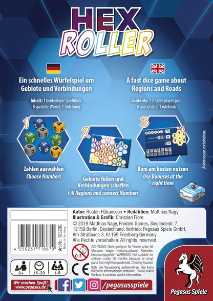 Frosted Games 18329G Pegasus Spiele-HexRoller