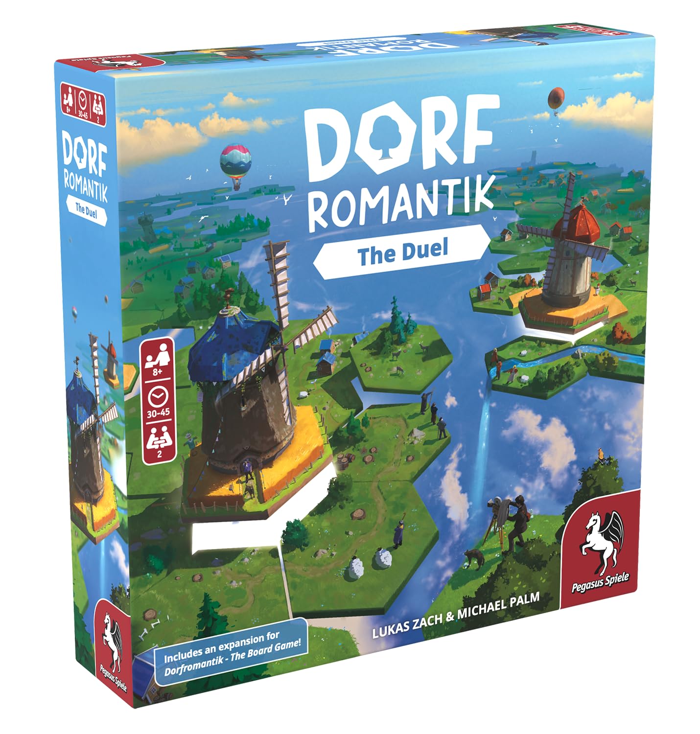 Pegasus Spiele 51241E Dorfromantik – The Duel (English Edition