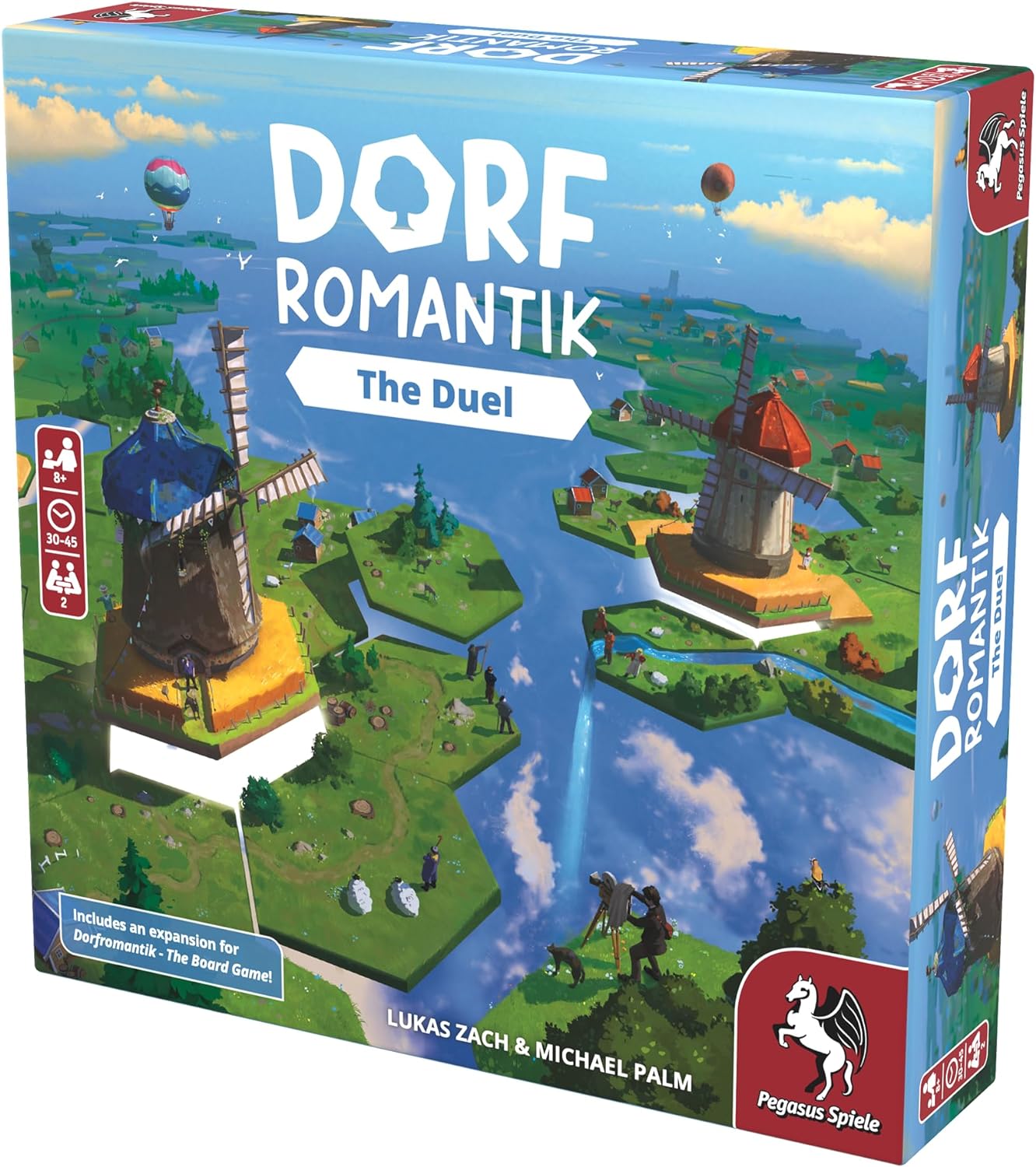 Pegasus Spiele 51241E Dorfromantik – The Duel (English Edition