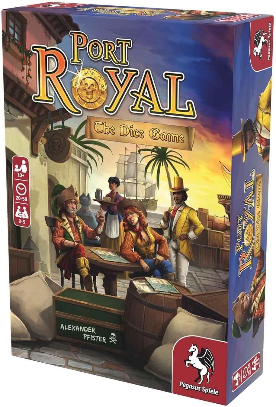 Pegasus Spiele 51247E Port Royal – The Dice Game (English Edition