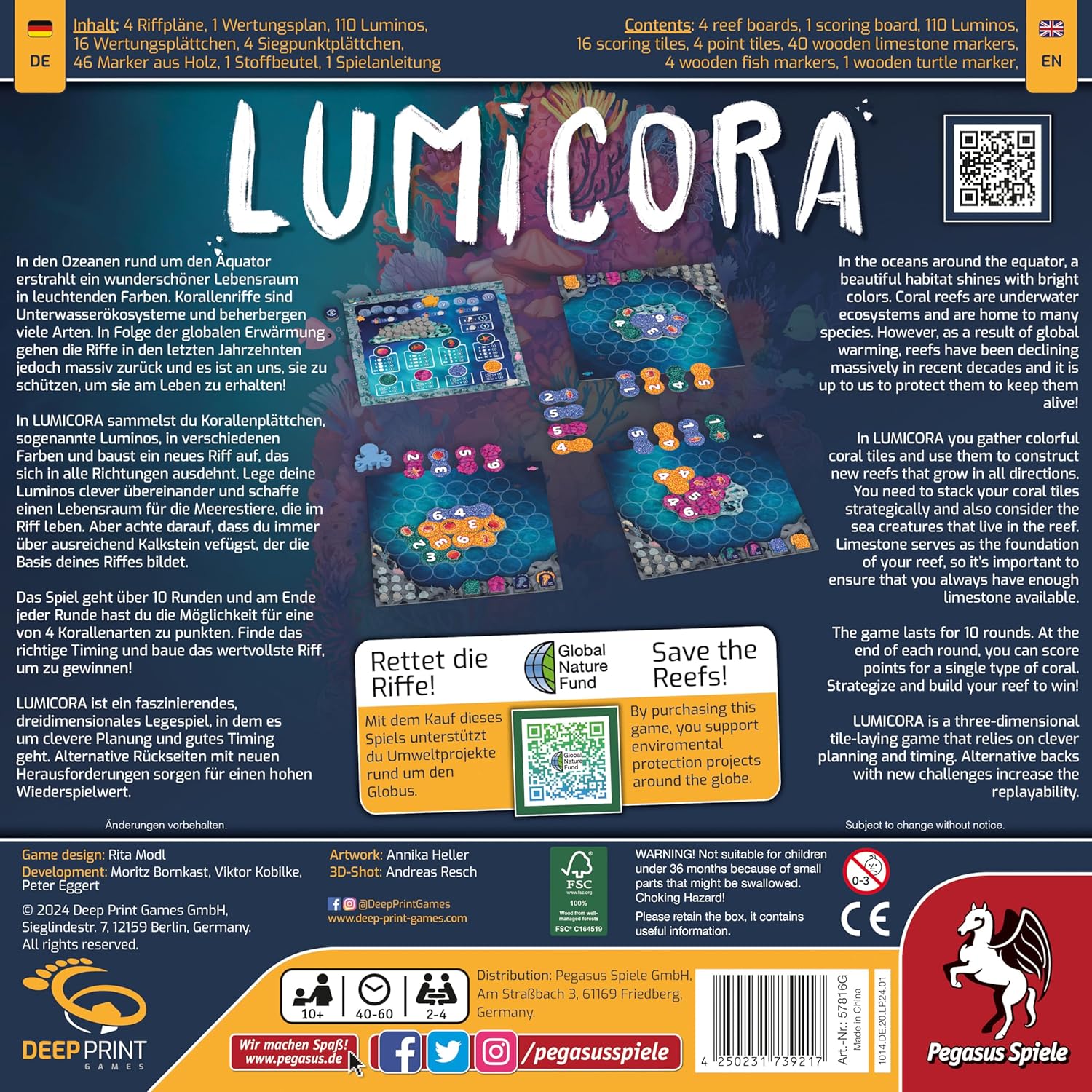 Pegasus Spiele 57816G Lumicora (Deep Print Games)