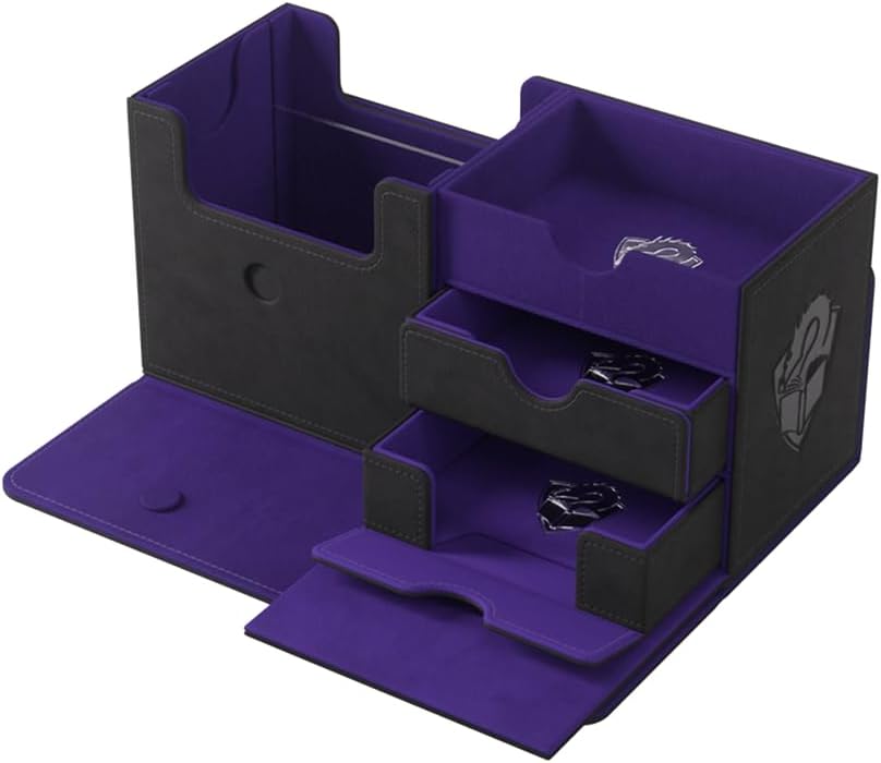 Gamegenic, The Academic 133+ XL Black/Purple, Trading Card & Accessory Holder