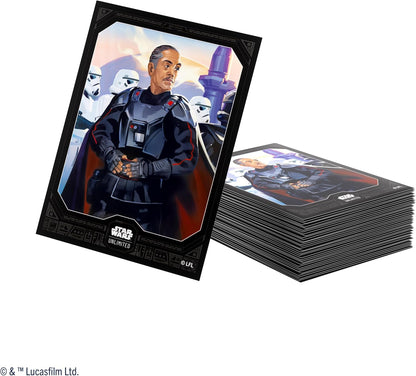 Star Wars Unlimited Moff Gideon Art Sleeves - Officially Licensed Pack of 60 Art Sleeves and 1 Clear Sleeve, Optimised Size for Star Wars Unlimited and Other TCG and LCG Games, Made by Gamegenic