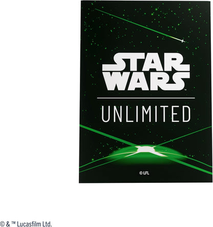 Star Wars Unlimited Green Art Sleeves - Officially Licensed Pack of 60 Art Sleeves and 1 Clear Sleeve, Optimised Size for Star Wars Unlimited and Other TCG and LCG Games, Made by Gamegenic