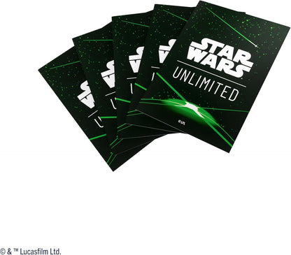 Star Wars Unlimited Green Art Sleeves - Officially Licensed Pack of 60 Art Sleeves and 1 Clear Sleeve, Optimised Size for Star Wars Unlimited and Other TCG and LCG Games, Made by Gamegenic