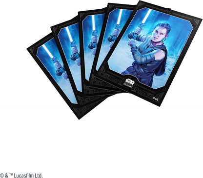 Star Wars Unlimited Rey Art Sleeves - Officially Licensed Pack of 60 Art Sleeves and 1 Clear Sleeve, Optimised Size for Star Wars Unlimited and Other TCG and LCG Games, Made by Gamegenic