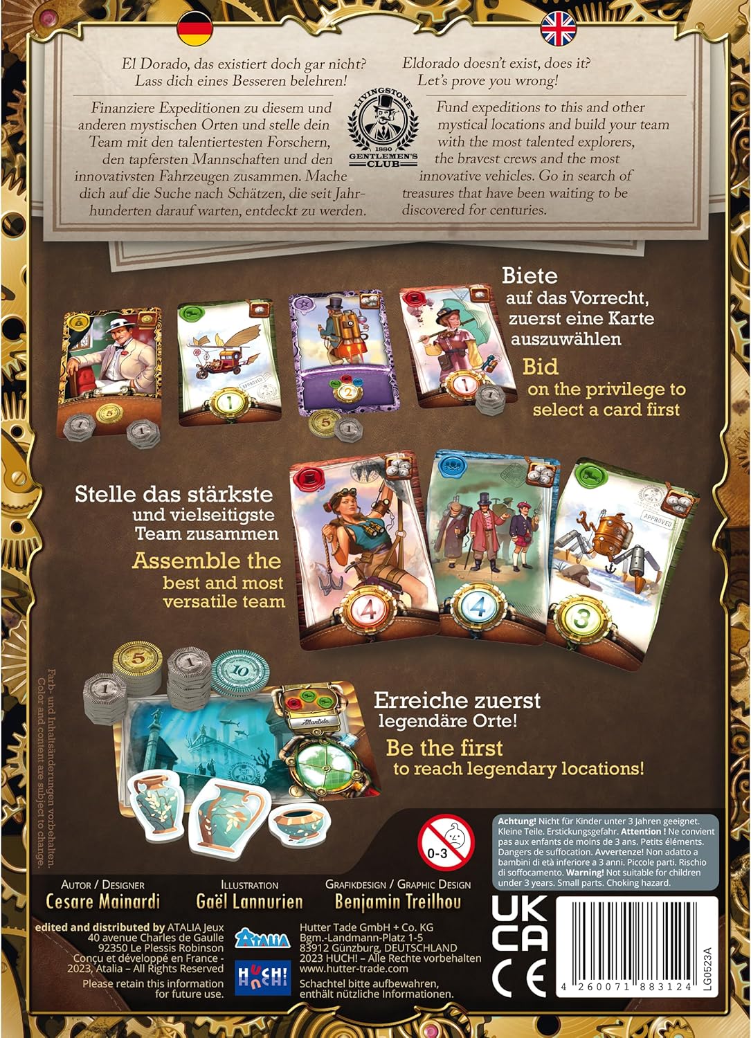 HUCH! Explora Family Game for 2 to 4 Players from 9 Years