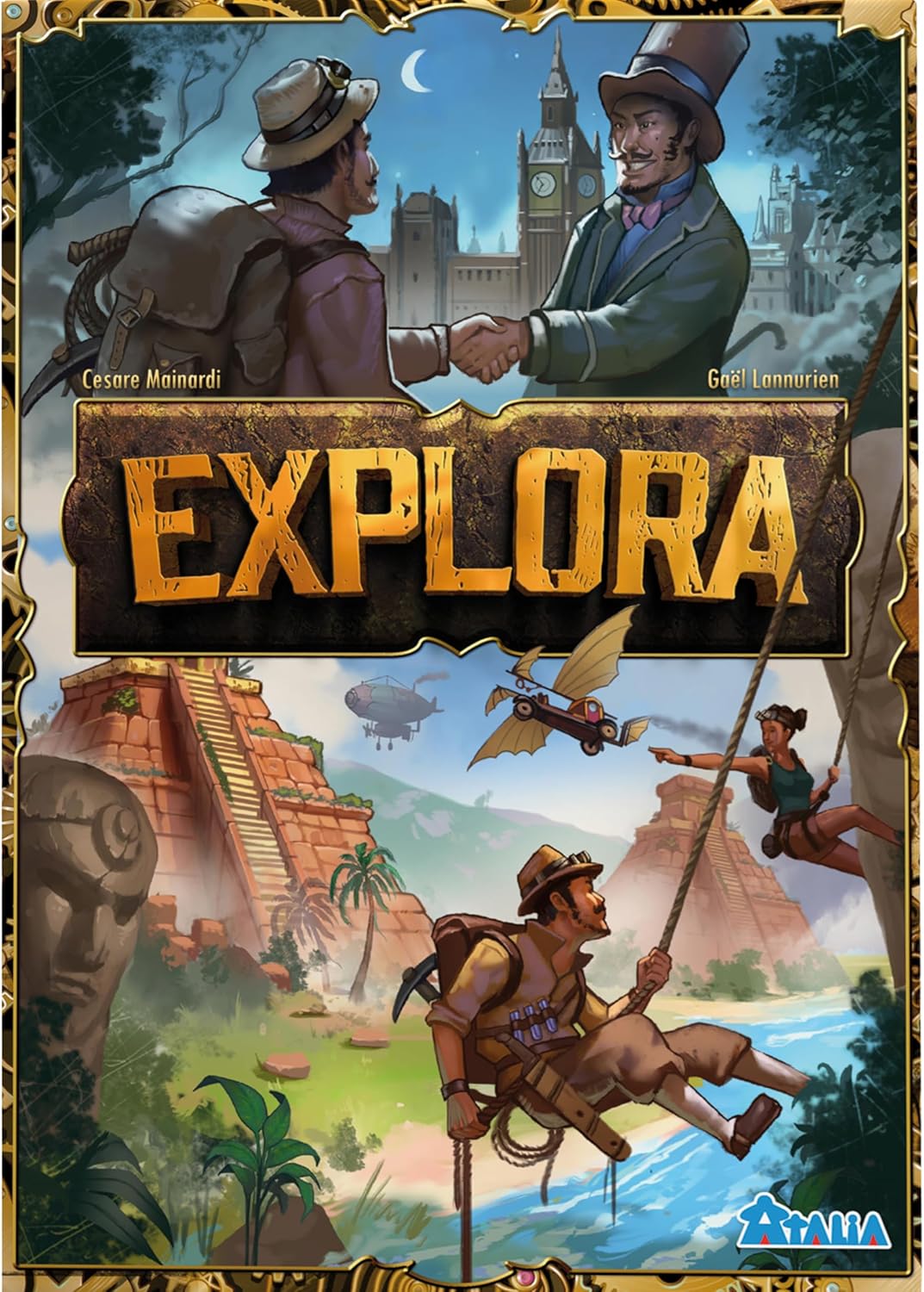 HUCH! Explora Family Game for 2 to 4 Players from 9 Years
