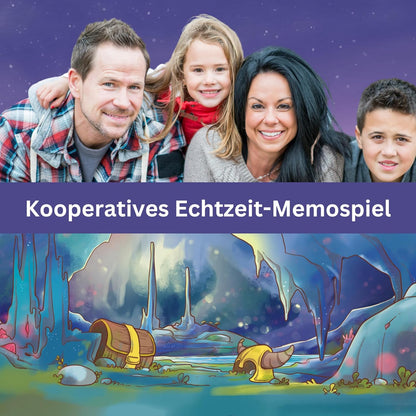 HUCH! Dream Dragon Dream Children's Game Family Game Cooperative Real Time Memory Game Does Not Wake Up the Dragon. Collects Treasures and Be Vigilant. For 2 to 5 Players from 6 Years