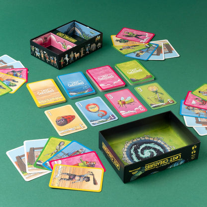 Hunters of The Lost Creatures | Primera edición limitada | Inglés | Juego de cartas | 2-5 finales de juego | 15 minutos | a partir de 5 años